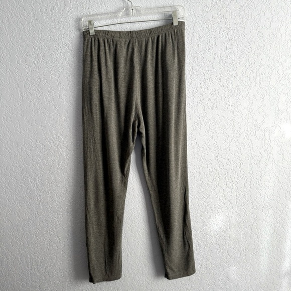 Soft Surroundings Gray Embroidered High Rise Pull On Stretch Pants - Picture 6 of 6